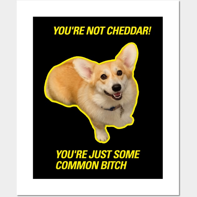 Cheddar  |  Brooklyn 99 Wall Art by cats_foods_tvshows